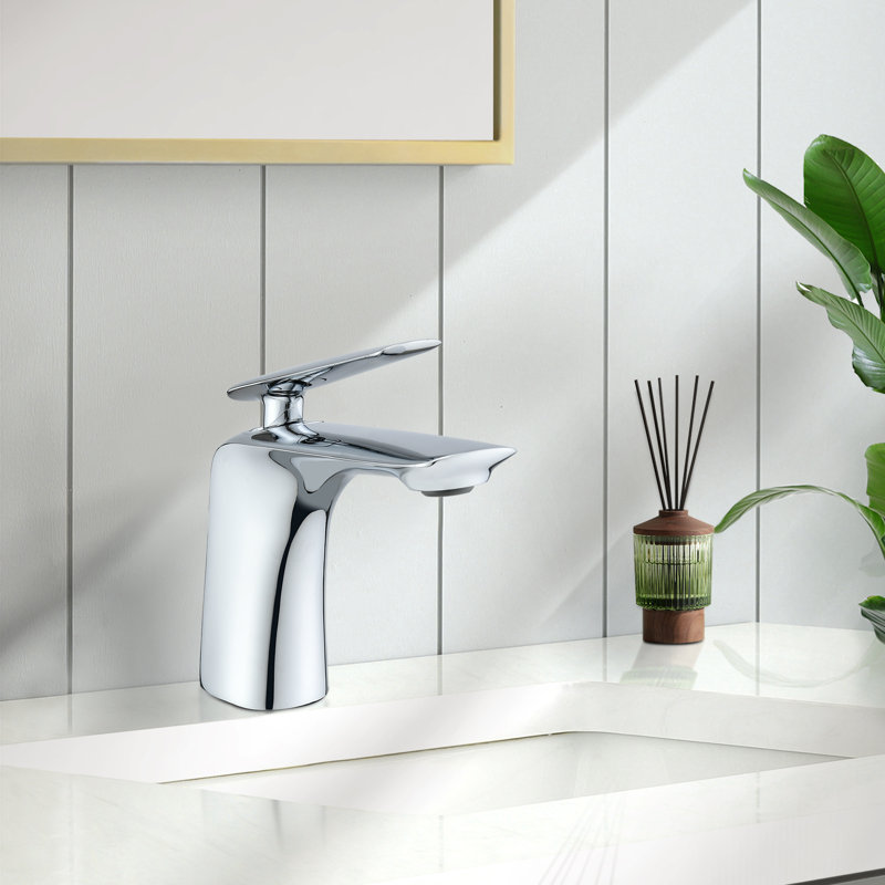 Single-Hole Bathroom Faucet, Chrome