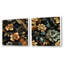 Verrill - Ensemble de 2 collages floraux carrés-101846766-101846768