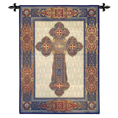 Tapisserie Gothic Cross BW