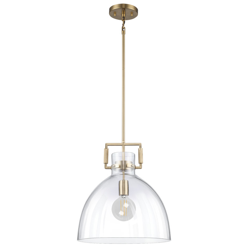 Miami 1 - Light Dome Pendant, Antique Gold