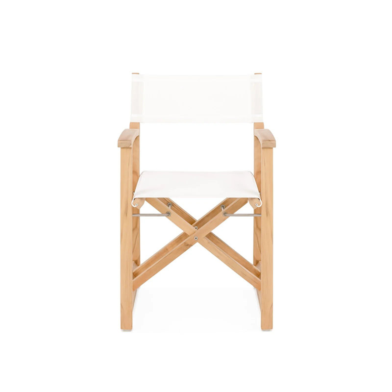 Chaise de réalisateur Classic Classic, Blanc