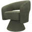 Fauteuil d'appoint pivotant en tonneau
