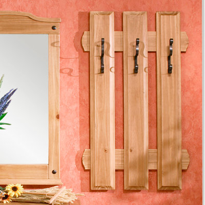 Dovray Wall 3 - Hook Wall Mounted Coat Rack