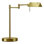 Lampe de table de pharmacie à DEL de 17 po Glessite, gradation pleine gamme, DEL 12 W, bras pivotants à 360 degrés, bureau, lecture, artisanat, lampe de travail, test ETL