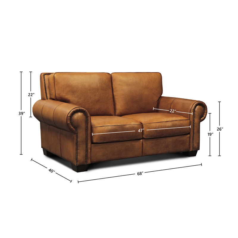 Valencia Leather Loveseat