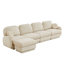 Canapé surdimensionné en L 137 po en chenille de 137 po, canapé à assise profonde avec repose-pieds mobile, coussins ronds exquis et coussins de dossier matelassés, pieds de cadre de base encastrés, assemblage facile-2124108957-1896949874