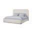 Très grand lit tapissier - Caramel et sable blanc-1864681498