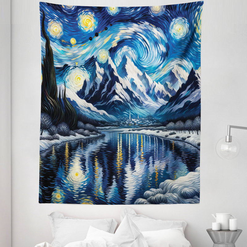 Tapisserie en microfibre, H 88 po x l 68 po