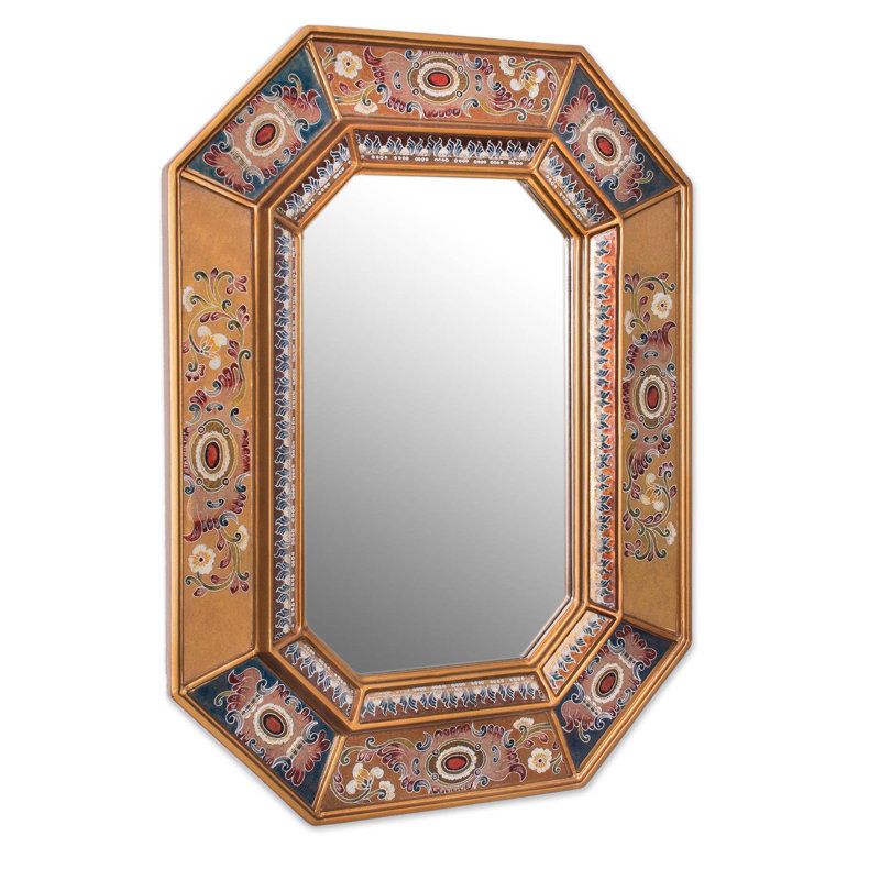 Behrends Flat Solid Wood Mirror