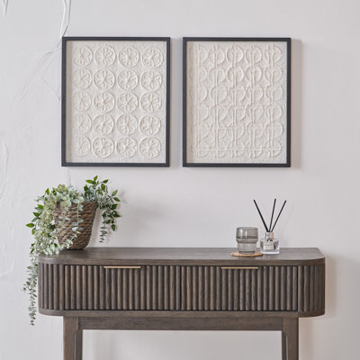 2 Piece Closed Corner Frame Set on Canvas