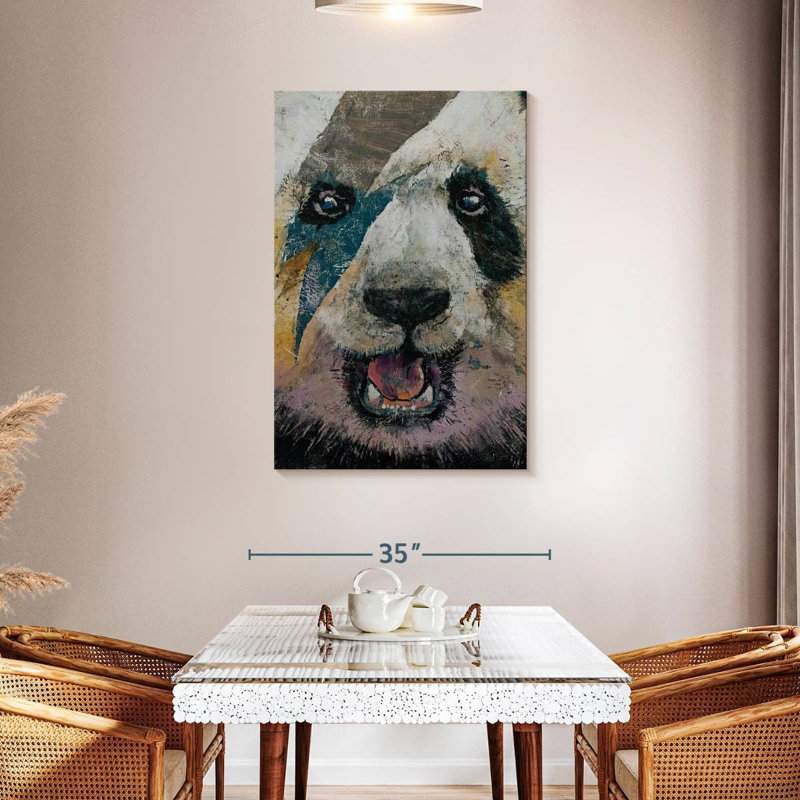 Brampt Panda Rock, 45" H x 30" W