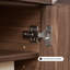 Nut-Brown Manufactured wood Shoe Storage