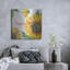  «Sunflower» par Jean Plout, art mural en métal, 36 po x 36 po-948001660