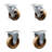 4 Piece High Temp Phenolic Caster Set