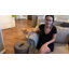 Depok 39cm Round Velvet Tufted Footrest Stool Ottoman