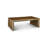 Waterfall Solid Wood Sled Coffee Table