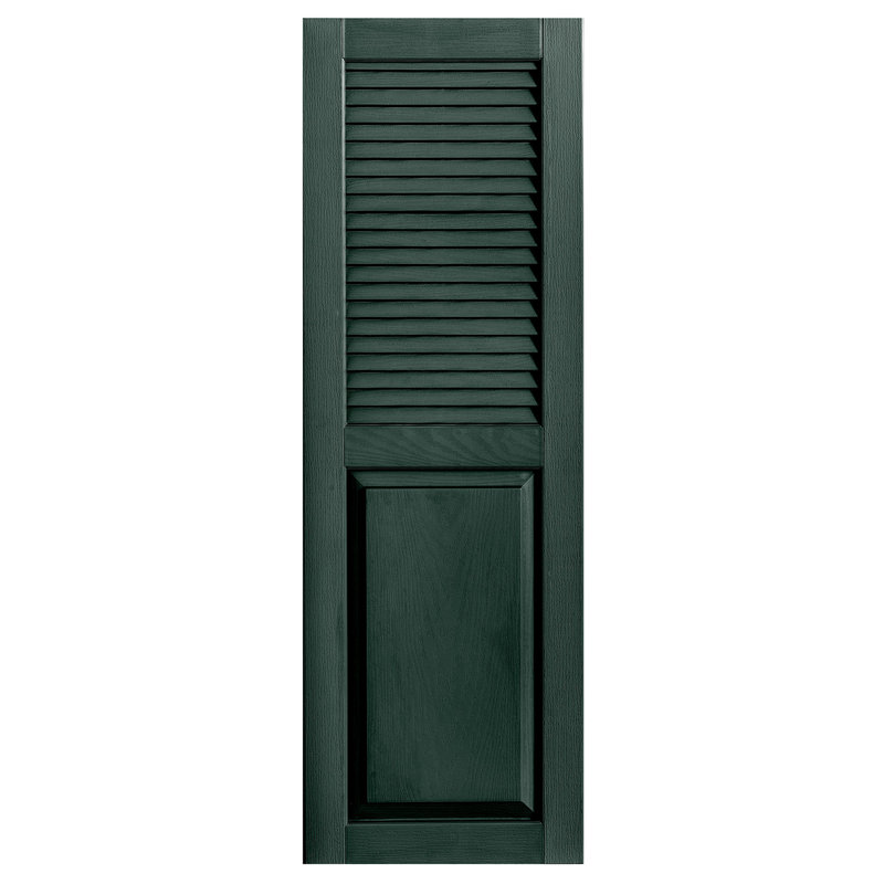 Paire de volets avec plateau à combinaison Cathedral, 12 po, 31 po, Pin