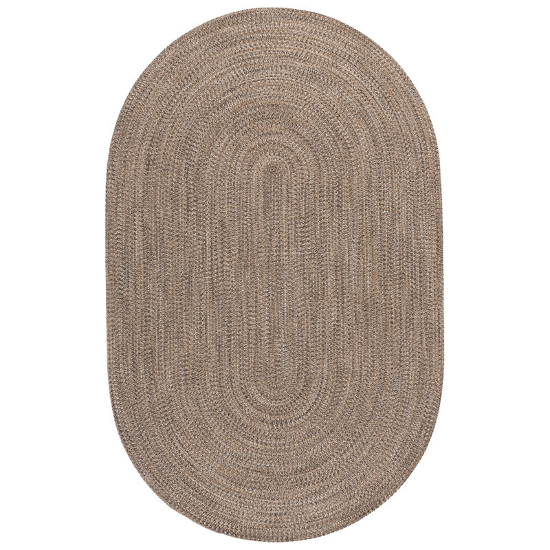 Tapis d'intérieur / extérieur tressé tissé à la main Performance, Ovale 3 pi x 5 pi