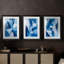 ABSTRACT Series XCI - Impression encadrée sur mesure de qualité supérieure - 3 pièces-323533482-323533484