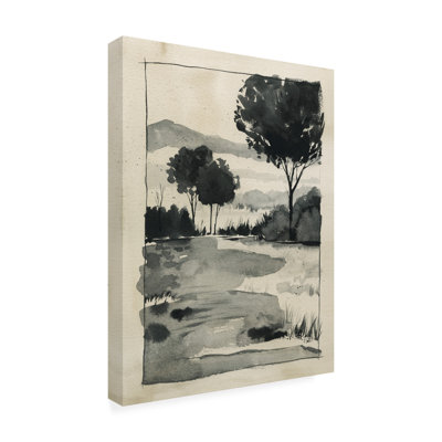 «Watercolor Country Sketch I» par Grace Popp - reproduction d'art sur toile tendue
