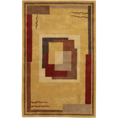 Performance Wool Abstract Indoor Rug