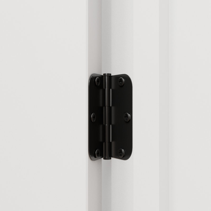 Porte intérieure en verre givré 6-Lite, Gauche, 32 po x 80 po, Blanc