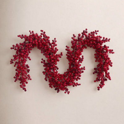 58'' in. Faux Berry Garland