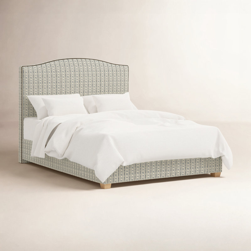 Elsie Platform Bed, Olive , Queen
