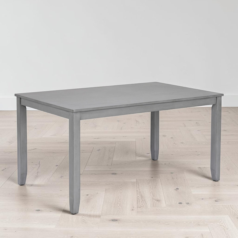 Ensemble de table de salle à manger 7 pièces, bois, chaises à dossier en X, sièges rembourrés, maison de campagne moderne, salle à manger