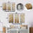 Beige Tree American Basswood II - Tree Metal Prints Set Of 3-103227915