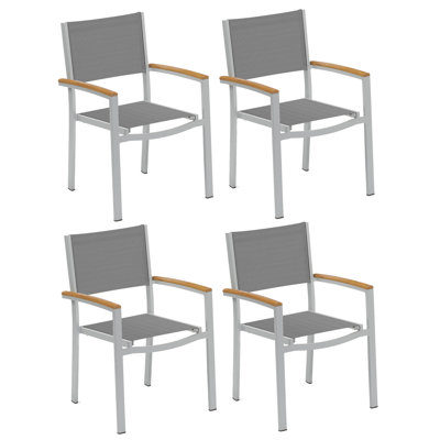 Travira Stacking Patio Arm Chair