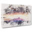 Light over the Mountain Watercolour - Wrapped Canvas-56663572