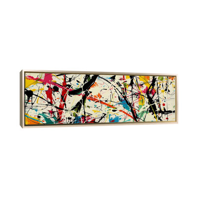 Pollock Wink, reproduction d'art mural, toile encadrée