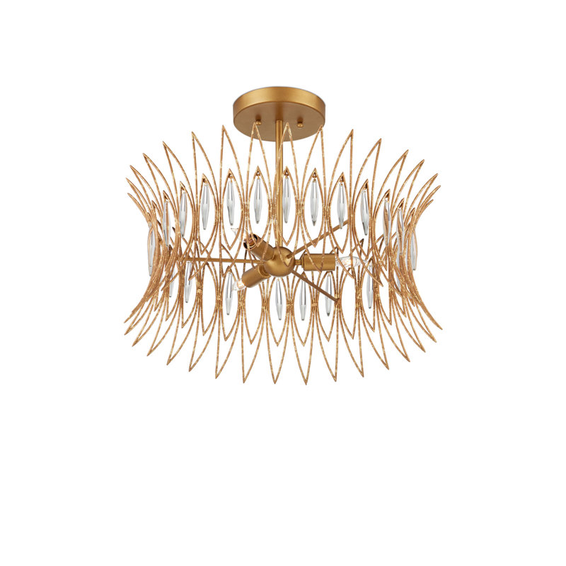 Marquise 3 - Light Semi Flush Mount