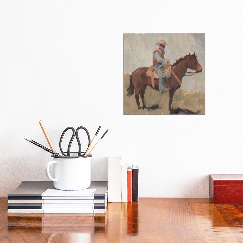 Ranch Hand I by Jacob Green - Wrapped Canvas Painting, 30.48 cm H x 30.48 cm W