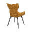 Deloney Fabric Swivel Dining Chair-1889718530