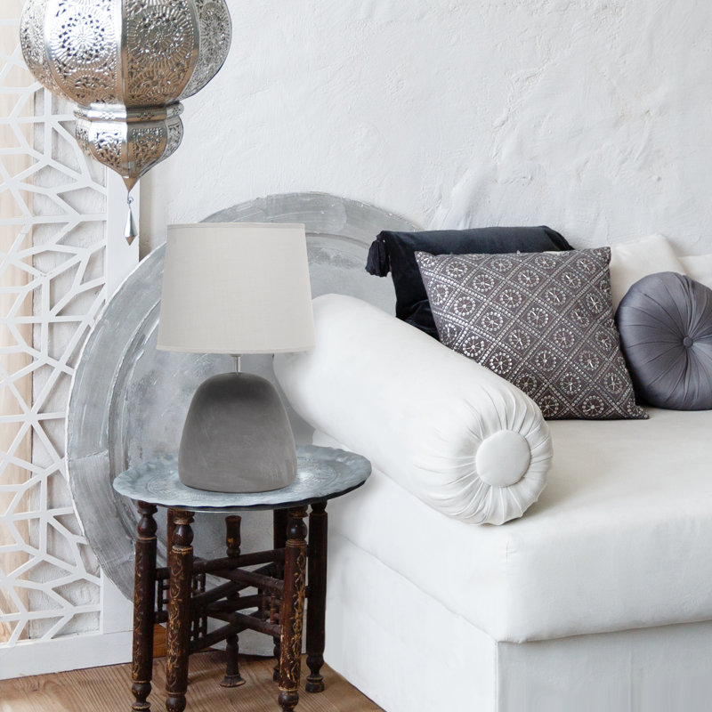 Magnani Concrete Table Lamp, Gray