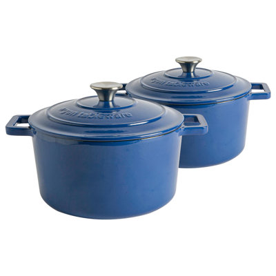Argon Tableware - Round Cast Iron Casserole Dishes