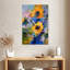 Harnek tournesols dans un vase bleu-106819651