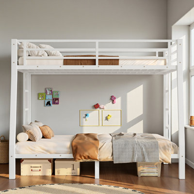 Classic Metal Bunk Bed, Modern & Contemporary, Kids & Teen Bedroom