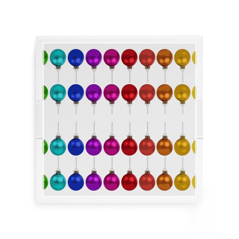 Merry Everything No Writing Acrylic Square Decorative Tray