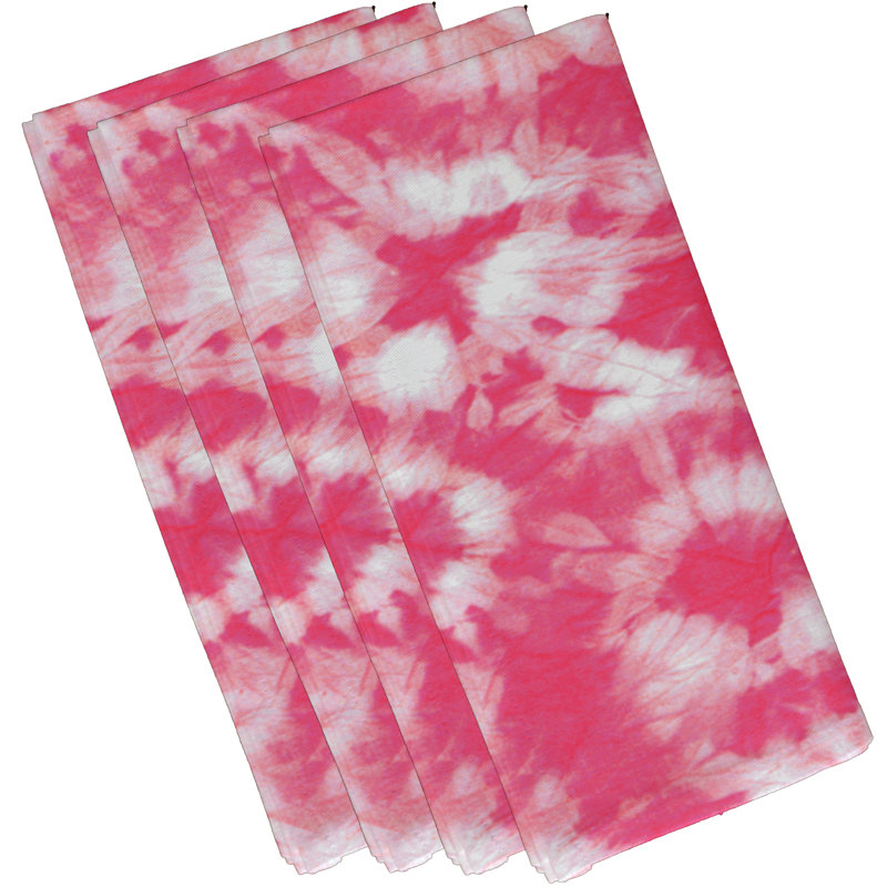 Ensemble de serviettes 4 pièces Caire, Rose, L 18 po x L 18 po