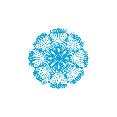 Décalcomanie murale yoga mandala