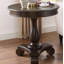 Table d'appoint ronde à piédestal en bois-263132469