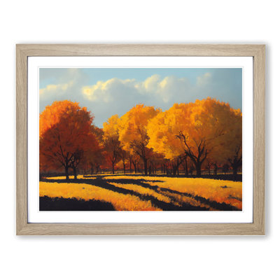 Autumn Forest Trees Vol.1 - Single Picture Frame Print