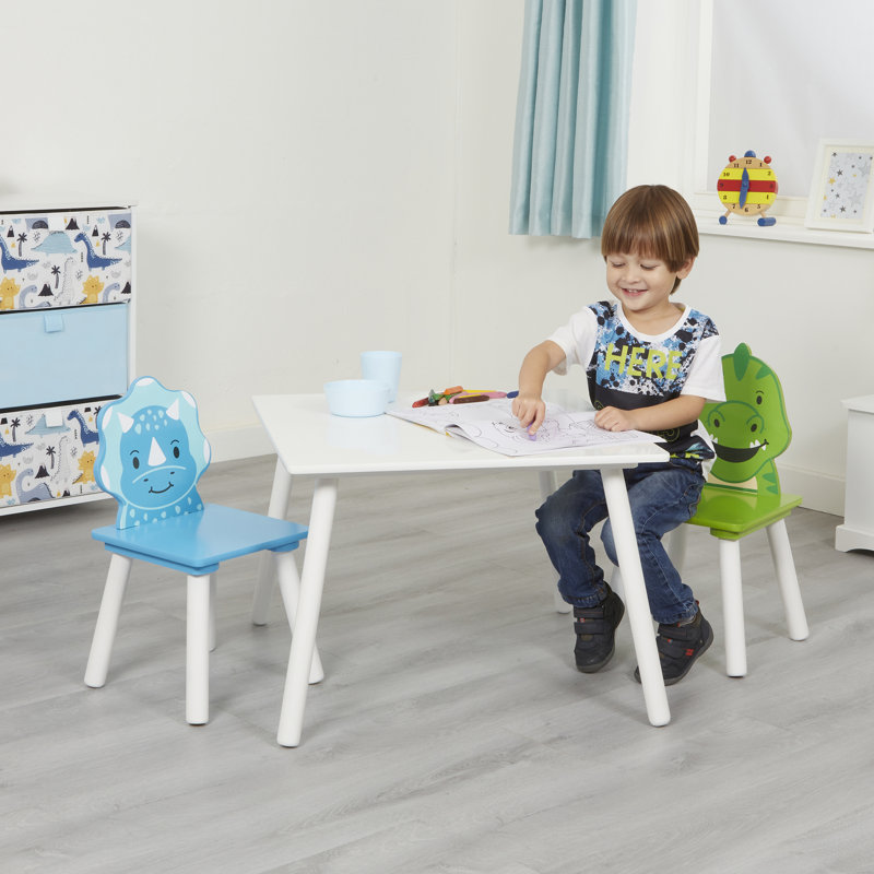  Kids Dinosaur Table and Chairs Set