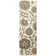 Elsberry Floral Hand-Tufted Wool Demin/Light Gray/Tan Area Rug