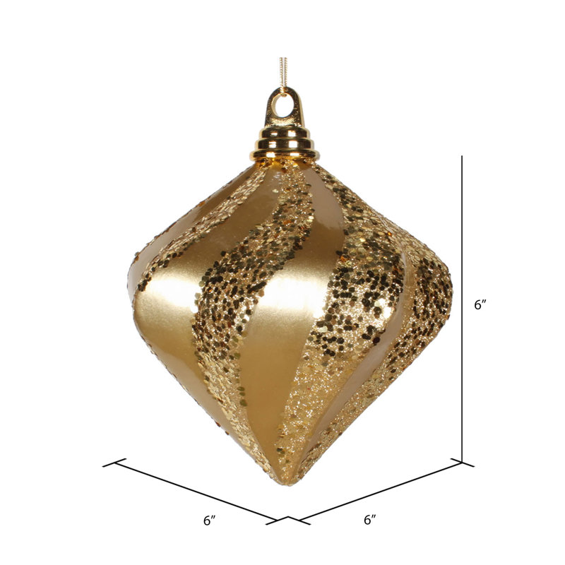 Ornement en forme de diamant, Or