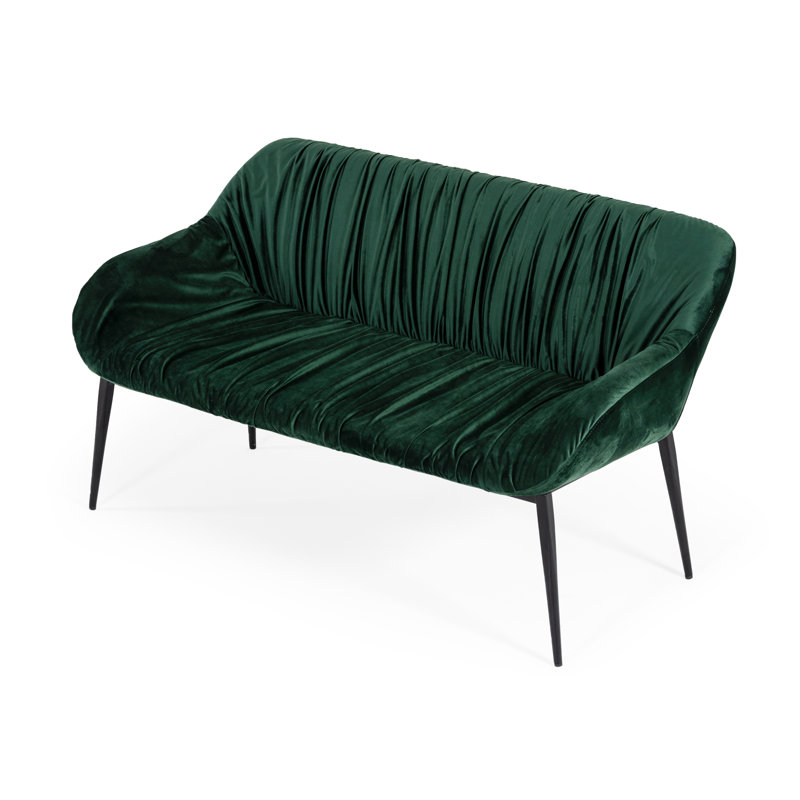 Marcink Velvet Upholstered Bench