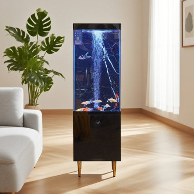 Modern Thickened Ultra-Clear Glass Vertical Aquariums Tank